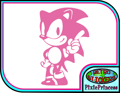 Sonic hedgehog g vinyl sticker car bike truck wrap door panel wall window decal