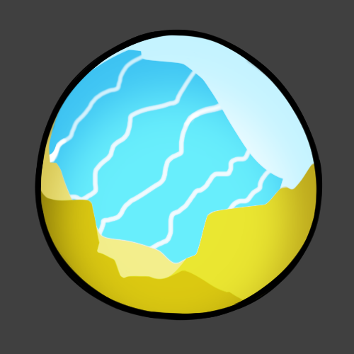 Marble ball the beach
