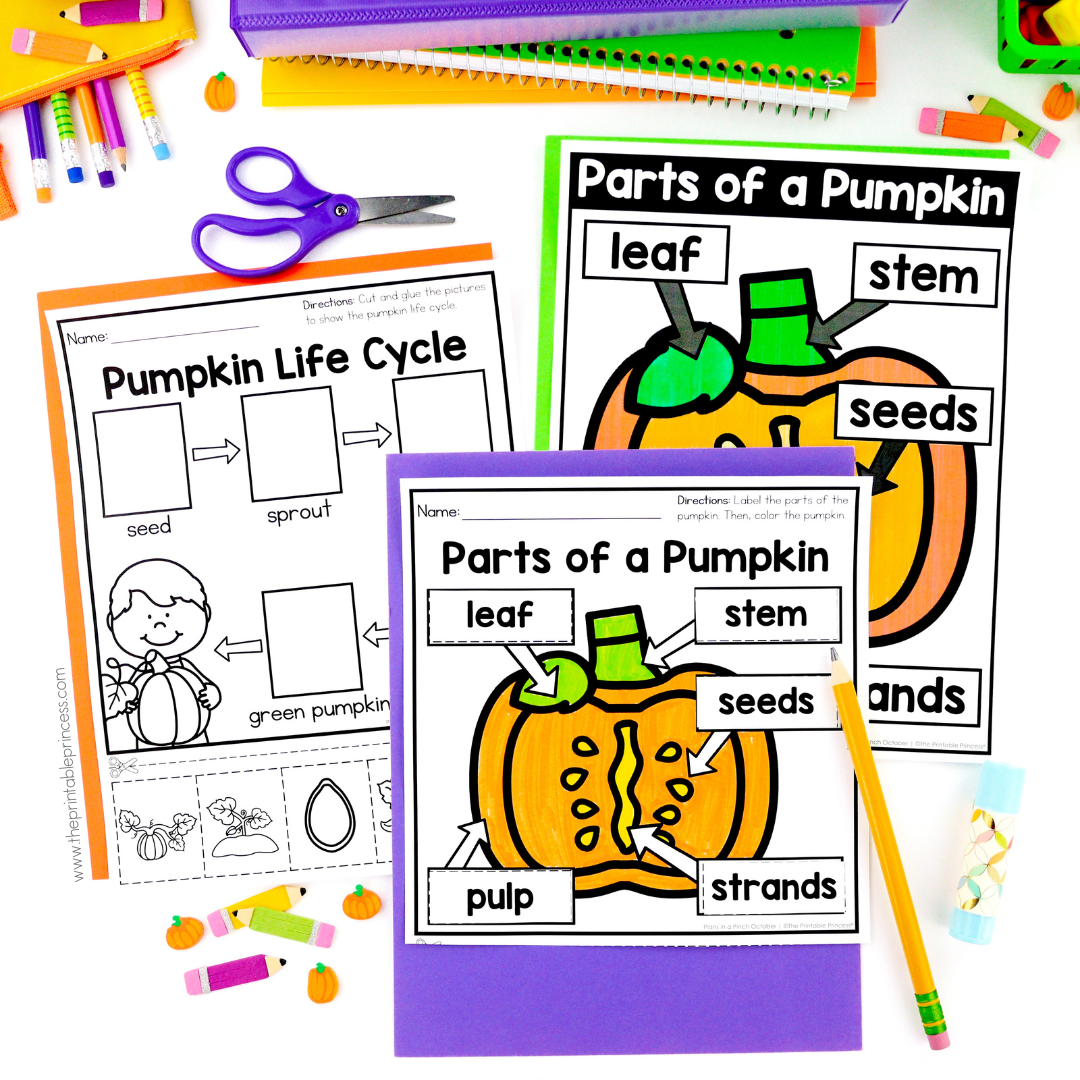October emergency sub plans for kindergarten