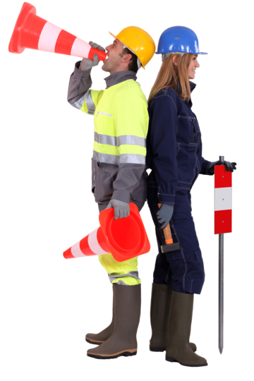 Road worker png vector psd and clipart with transparent background for free download