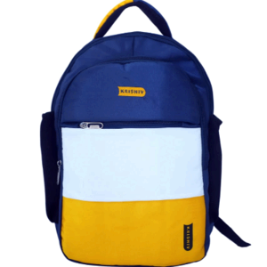 Krishiv sparkle medium l laptop backpack l laptop school collage student backpack inch casual bag blue white yellow color for men women boy girl black l backpack exporter