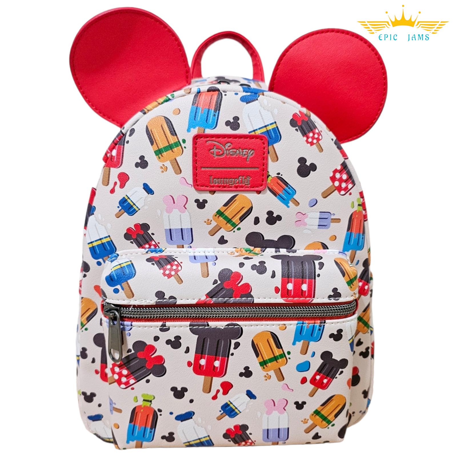 Loungefly disney mickey mouse friends popsicle mini backpack new