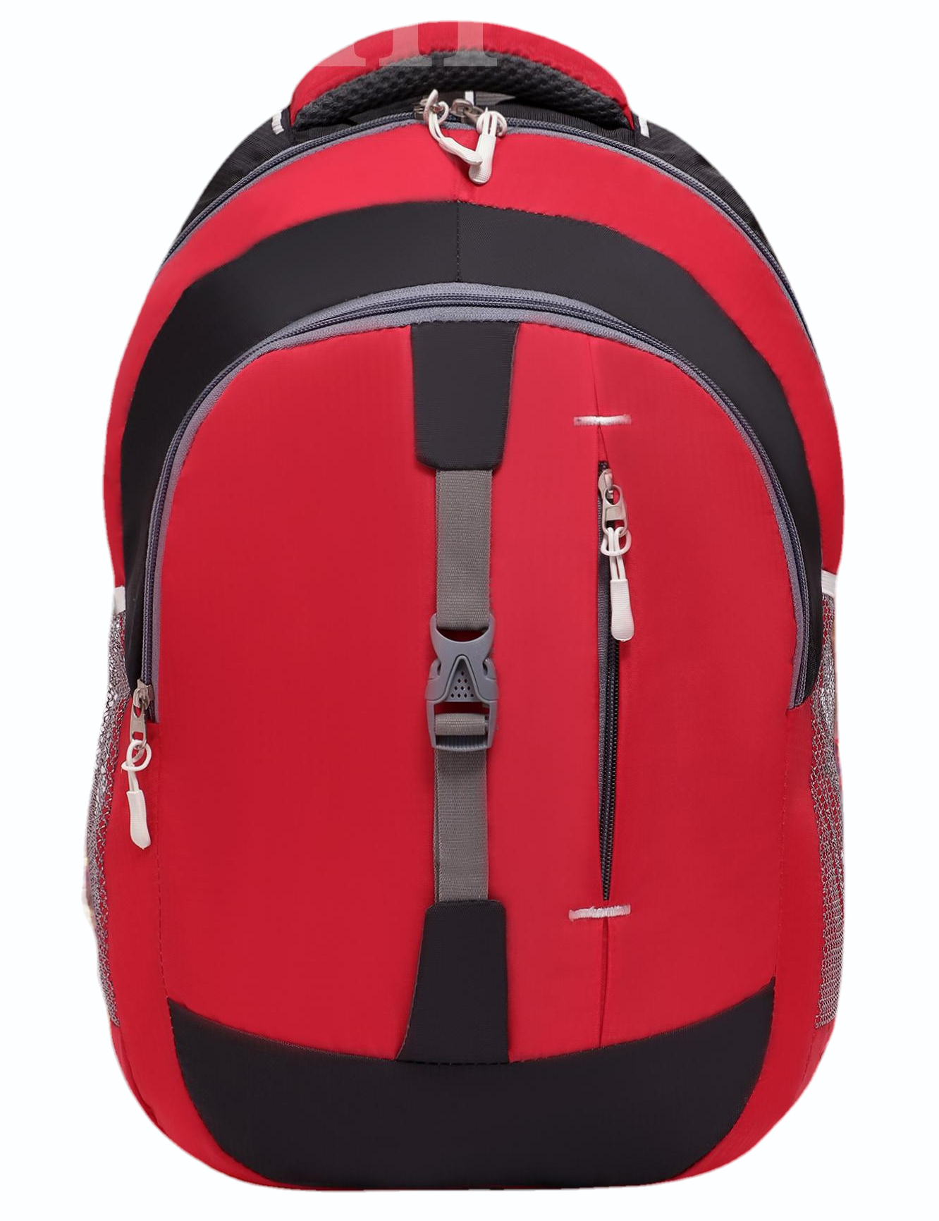 L red polyester laptop backpack