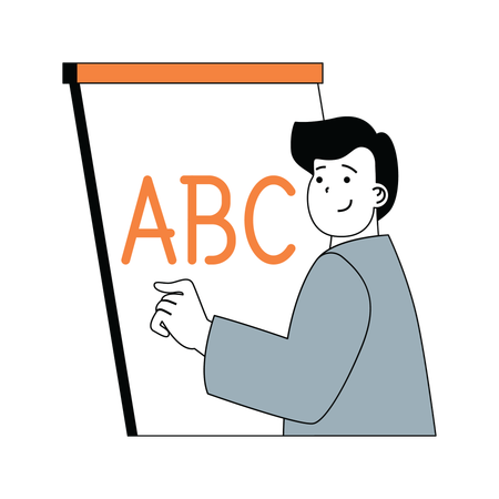 English teacher illustrations