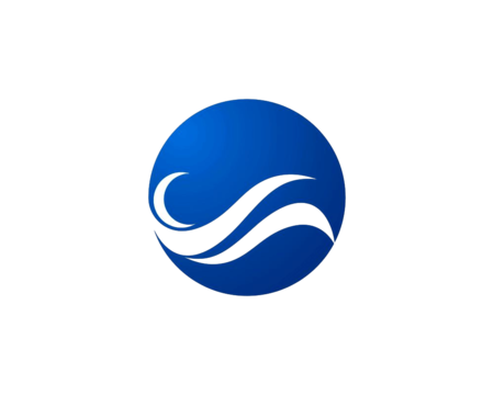 Modern circle logo vector hd images sun or sea logo with simple and modern circle shape shape sea sail png image for free download