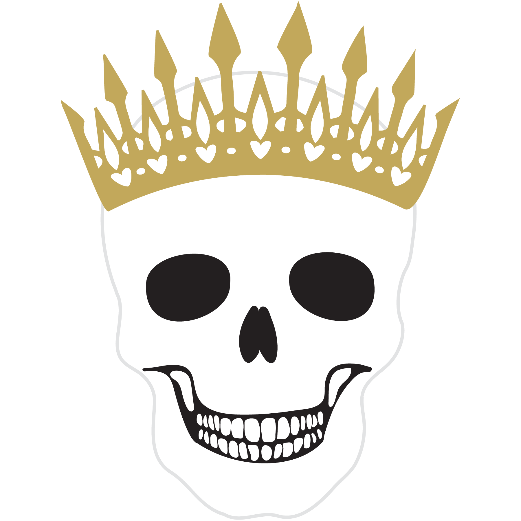 Templatepretty skulls
