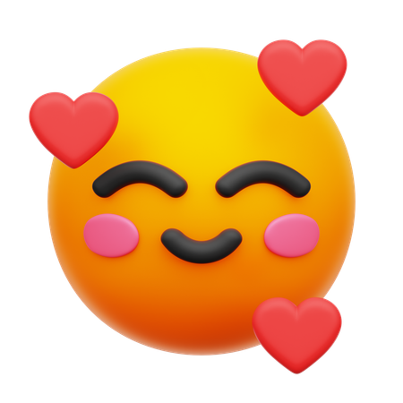 D love emoji illustrations