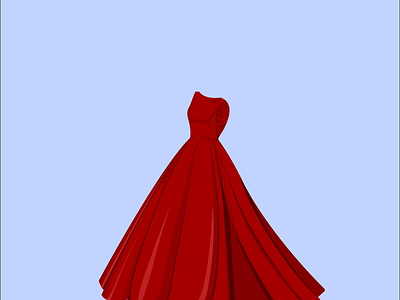 Red dress by lusine ter