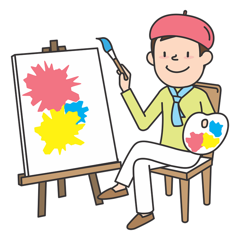 Cartoon characters canvas painting images free photos png stickers wallpapers backgrounds