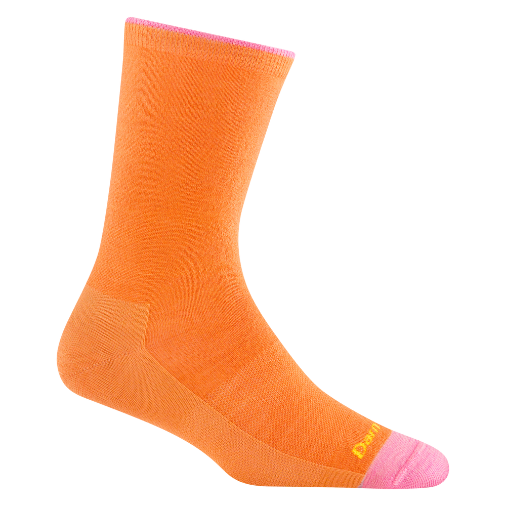 Womens solid basic crew lifestyle socks â darn tough