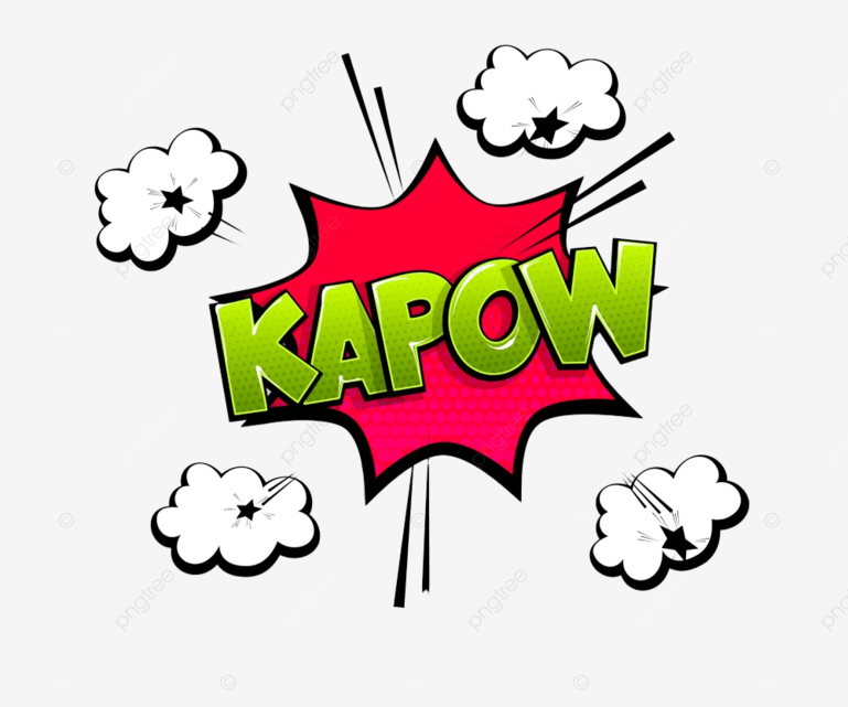 Ic speech bubble clipart png images ic text kapow on speech bubble cartoon pop art style boom ic think png image for free download