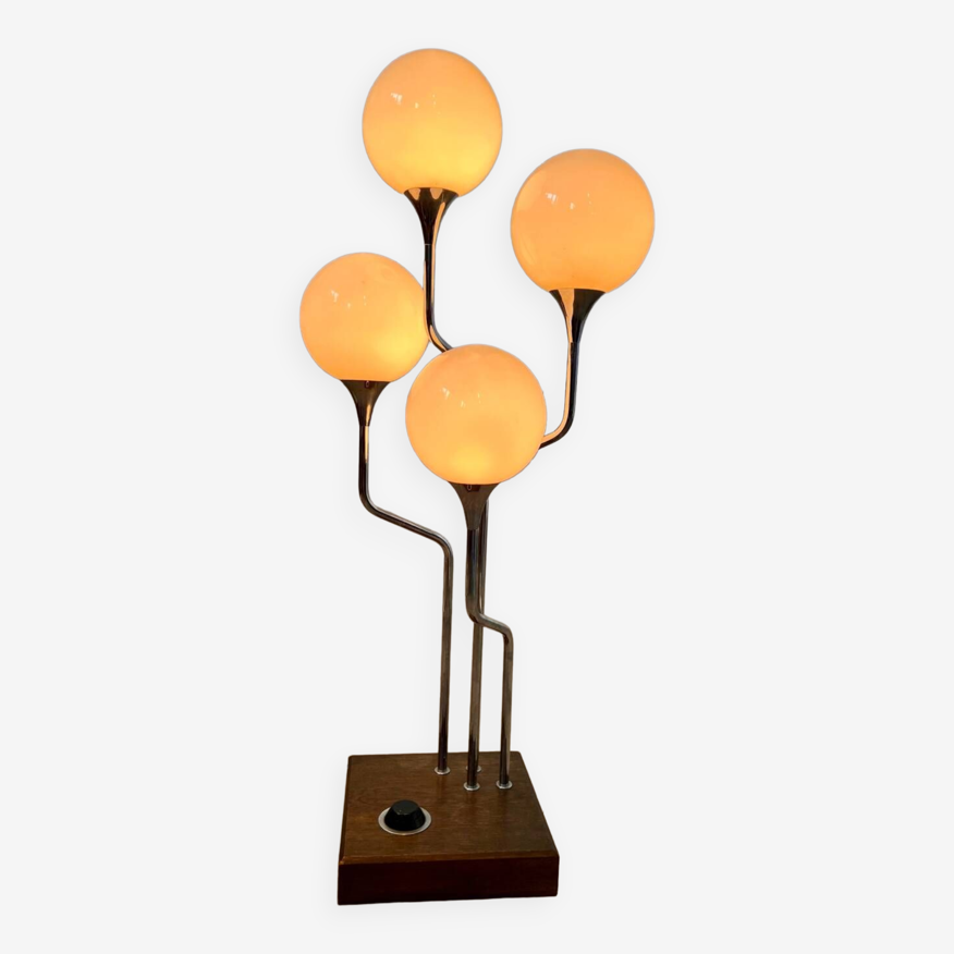 Old metal table lamp italian design gioffredo reggiani s vintage lights