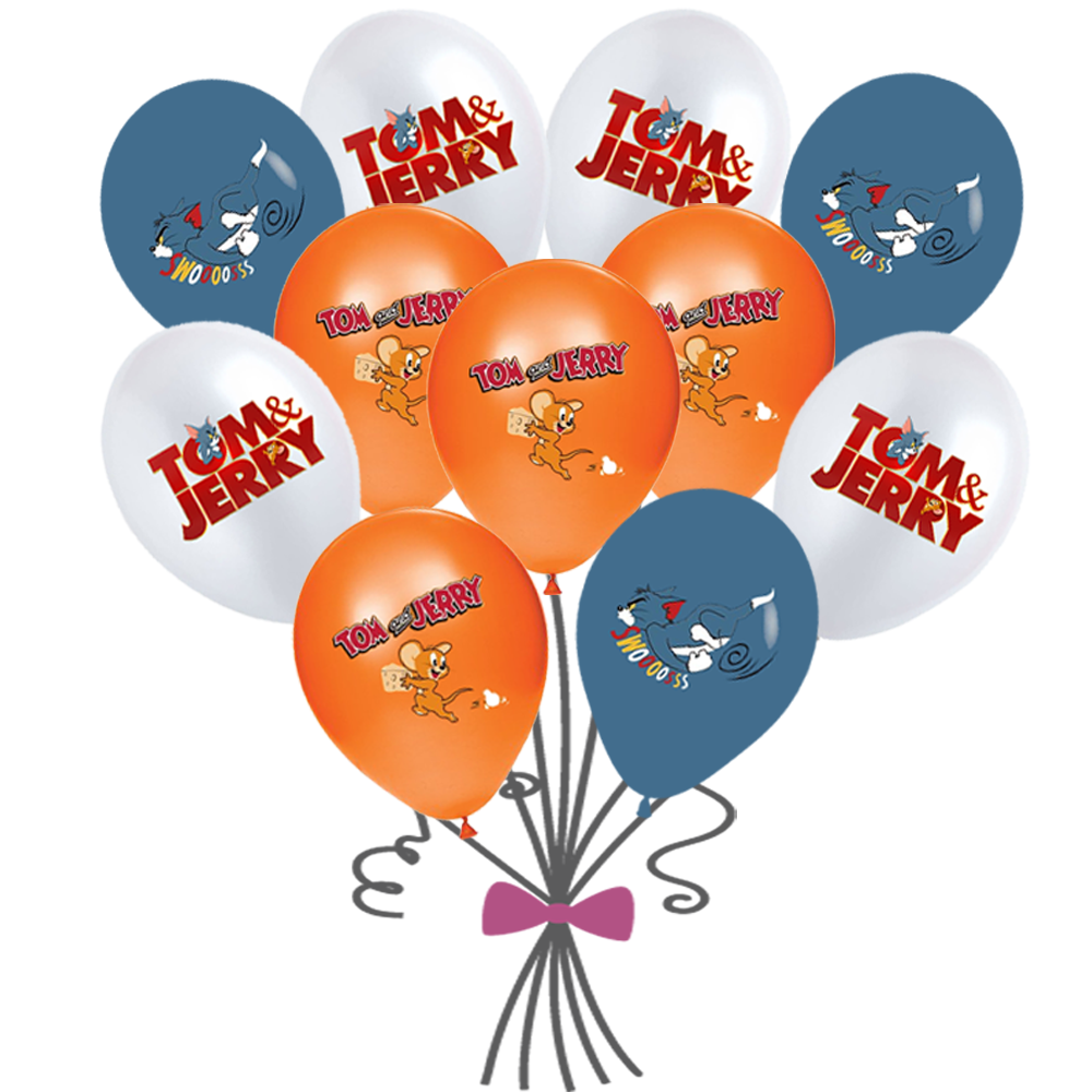 Tom jerry balloons cupcake plates birthday party decoration theme idea supplies