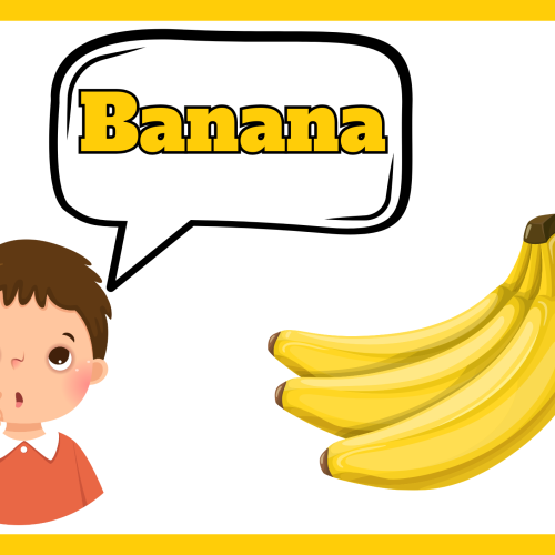 Fruit fantasies flashcard set for pre