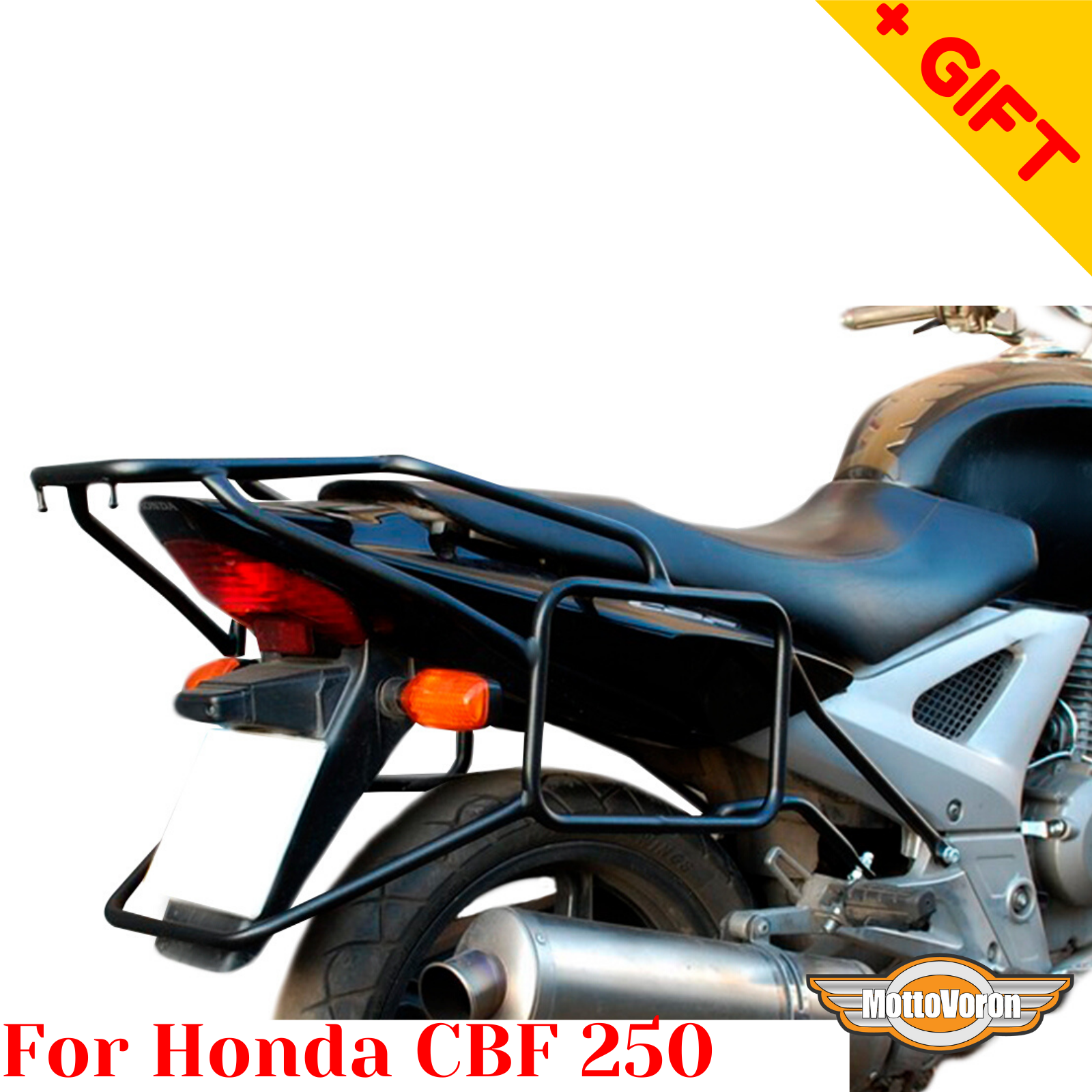 For honda cbf rack luggage system side carrier for soft bags bonus