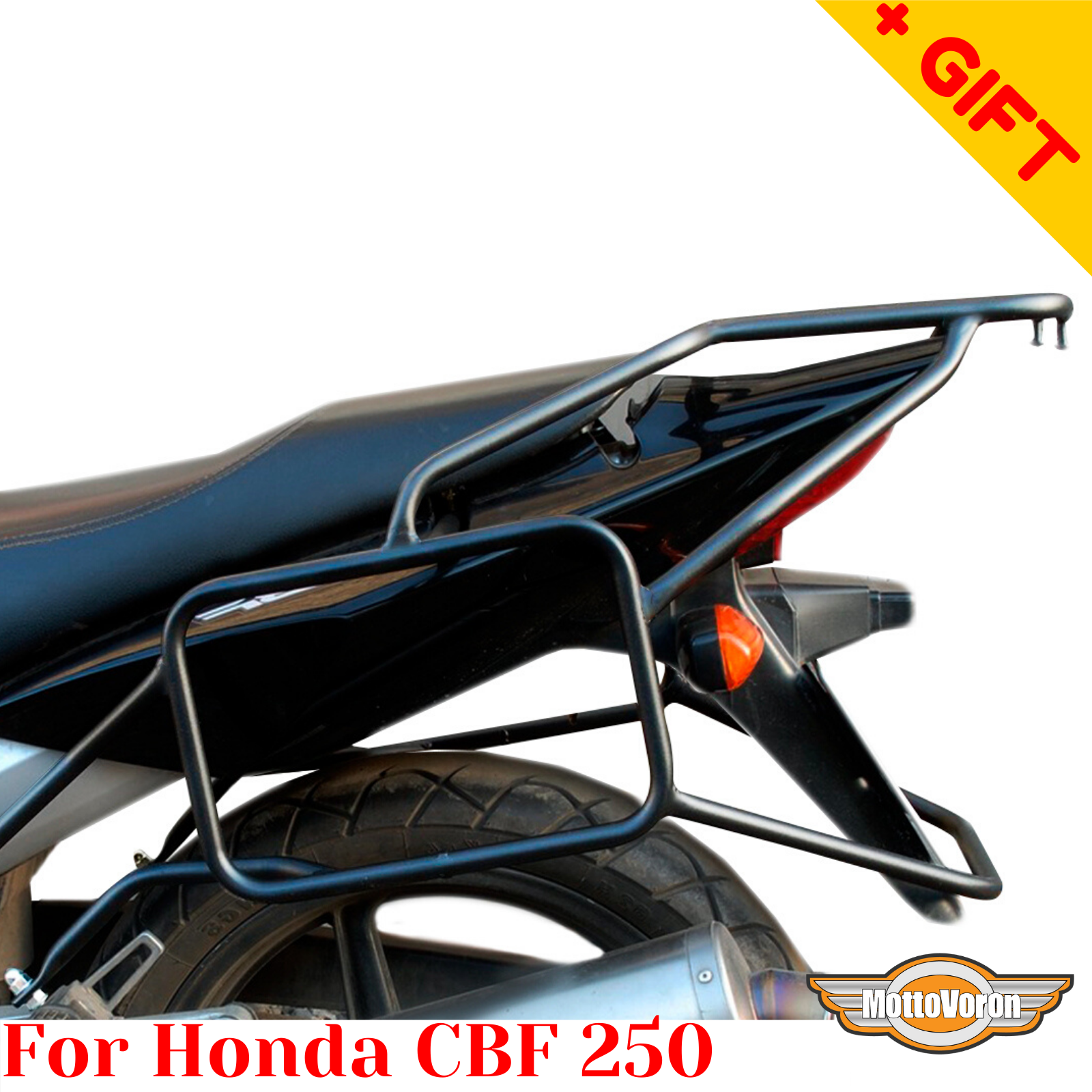 For honda cbf rack luggage system side carrier for soft bags bonus