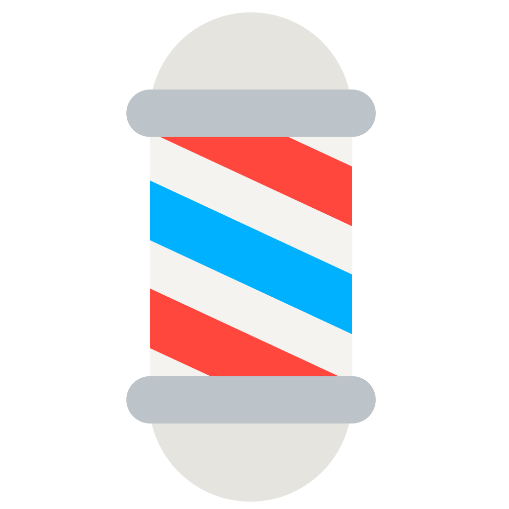 Ð barber pole emoji