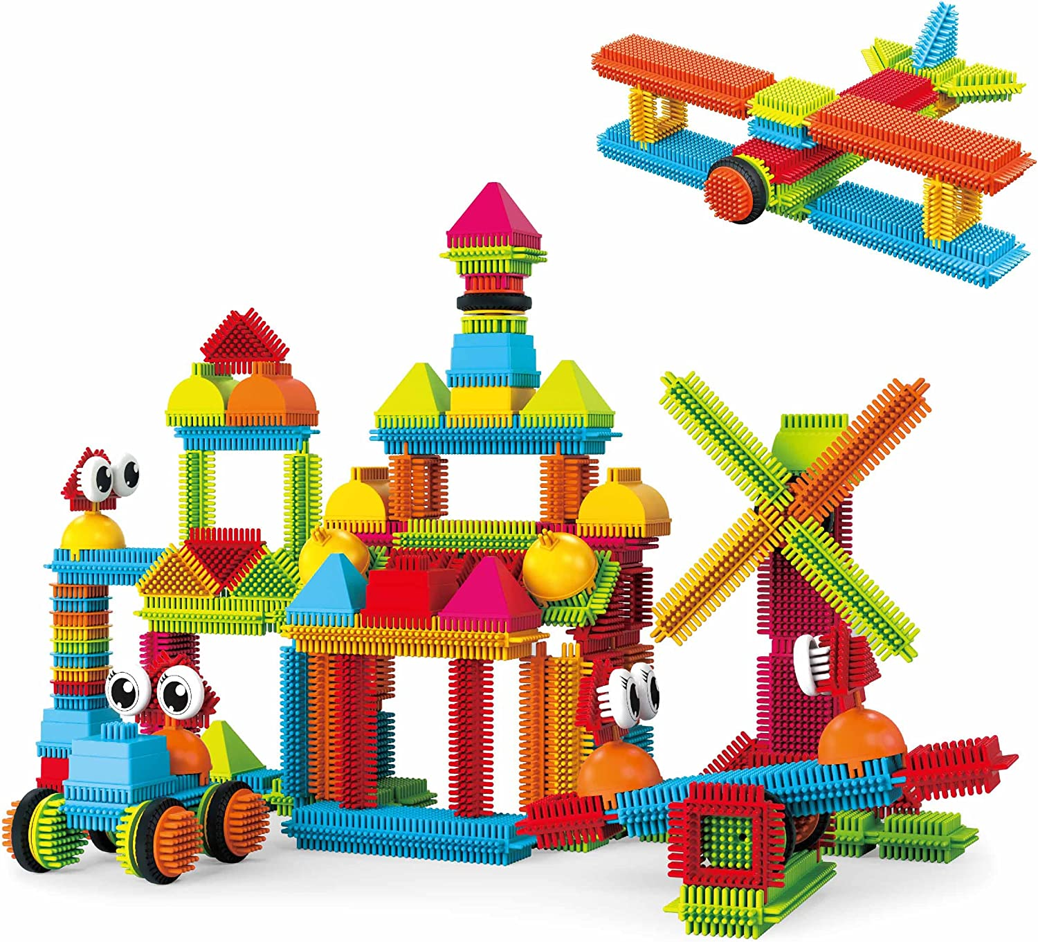 Picasso toys ptb pc bristle lock tiles toy construction building blocks st