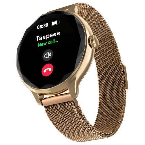 Noisefit diva smartwatch diamond cut dial amoled display