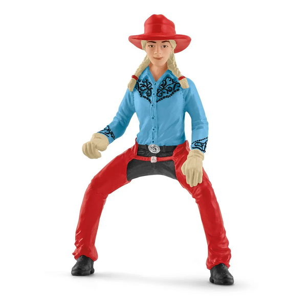 Schleich farm world barrel racing w cowgirl moms milk boutique