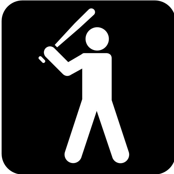 Vector clip art of baseball facilities available sign free svg
