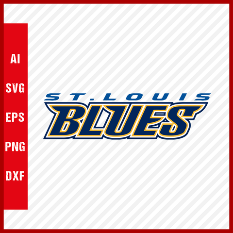 St louis blues svg nhl national hockey league team svg logo clipart b â