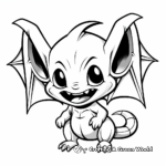 Vampire bat coloring pages