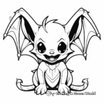 Vampire bat coloring pages