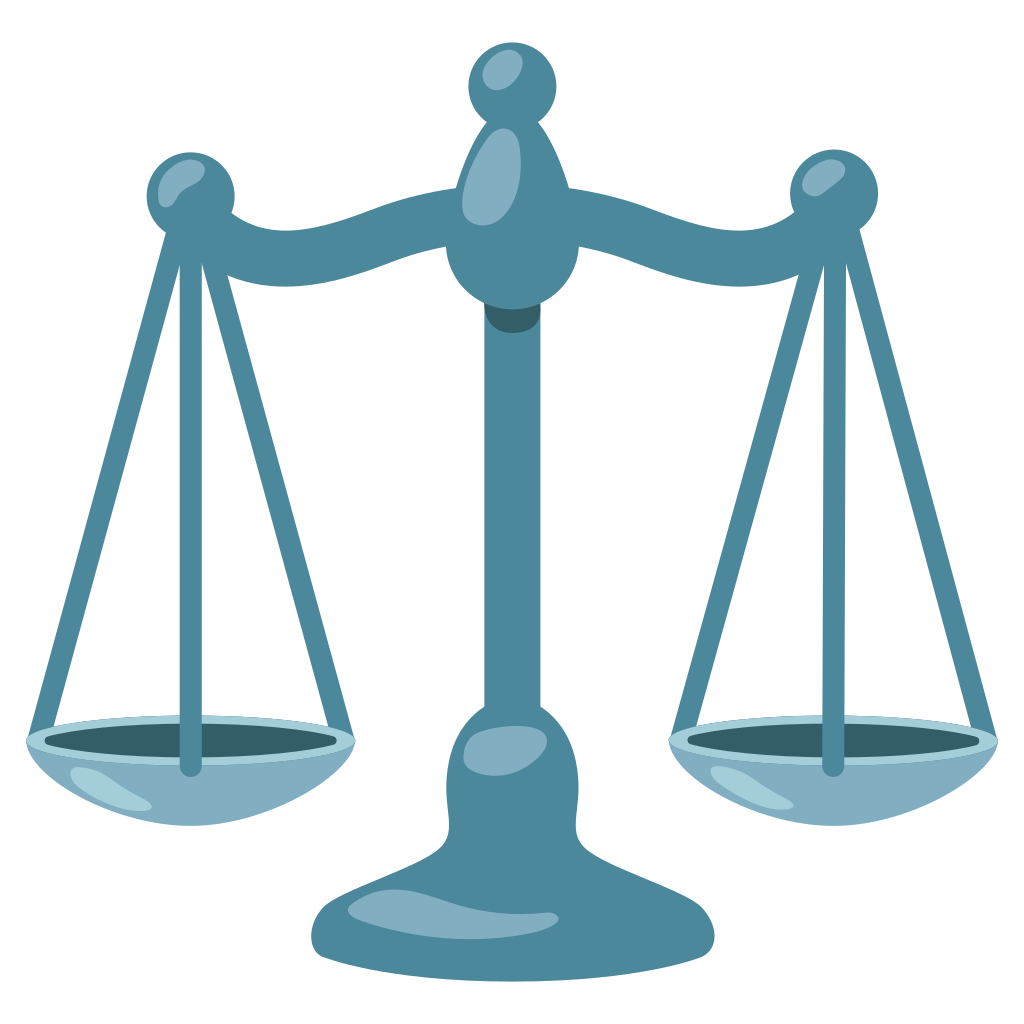 Âï balance scale emoji