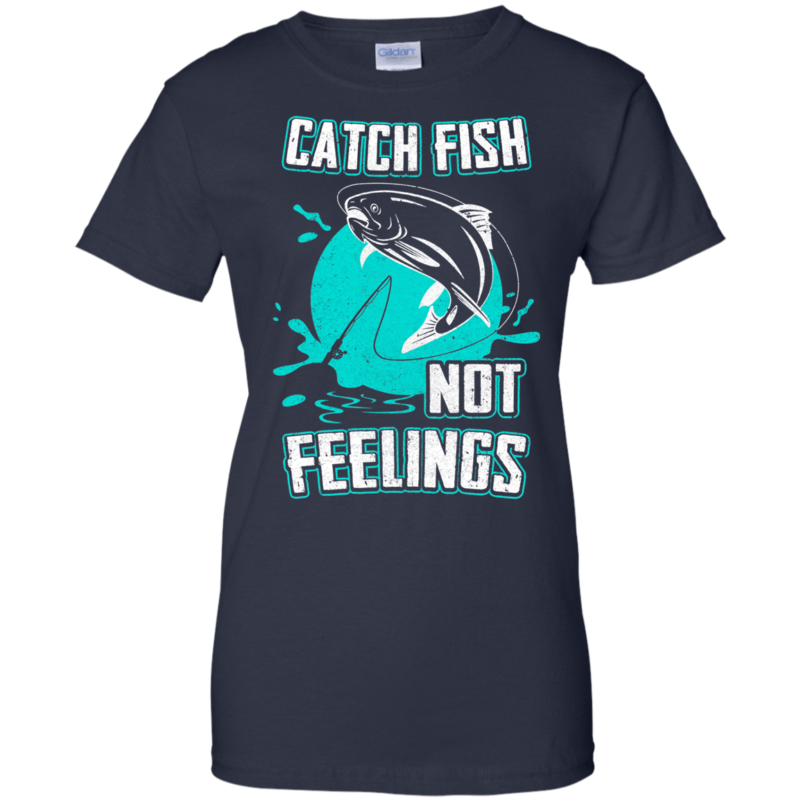 Catch fish not feelings fishing shirt tank top