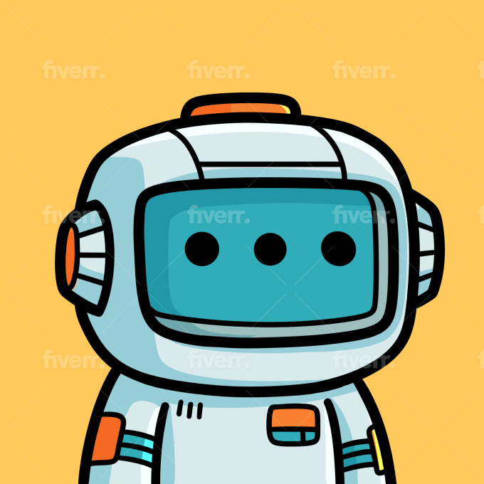 Do cute doodle nft art collection cartoon character avatar illustration by ragilstudio