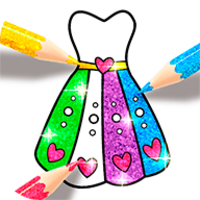 Dress coloring game for girls for android