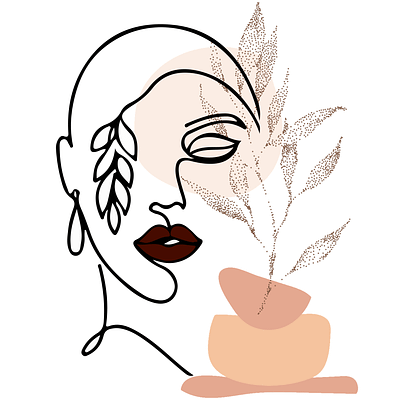 Woman line art designs themes templates and downloadable graphic elements on