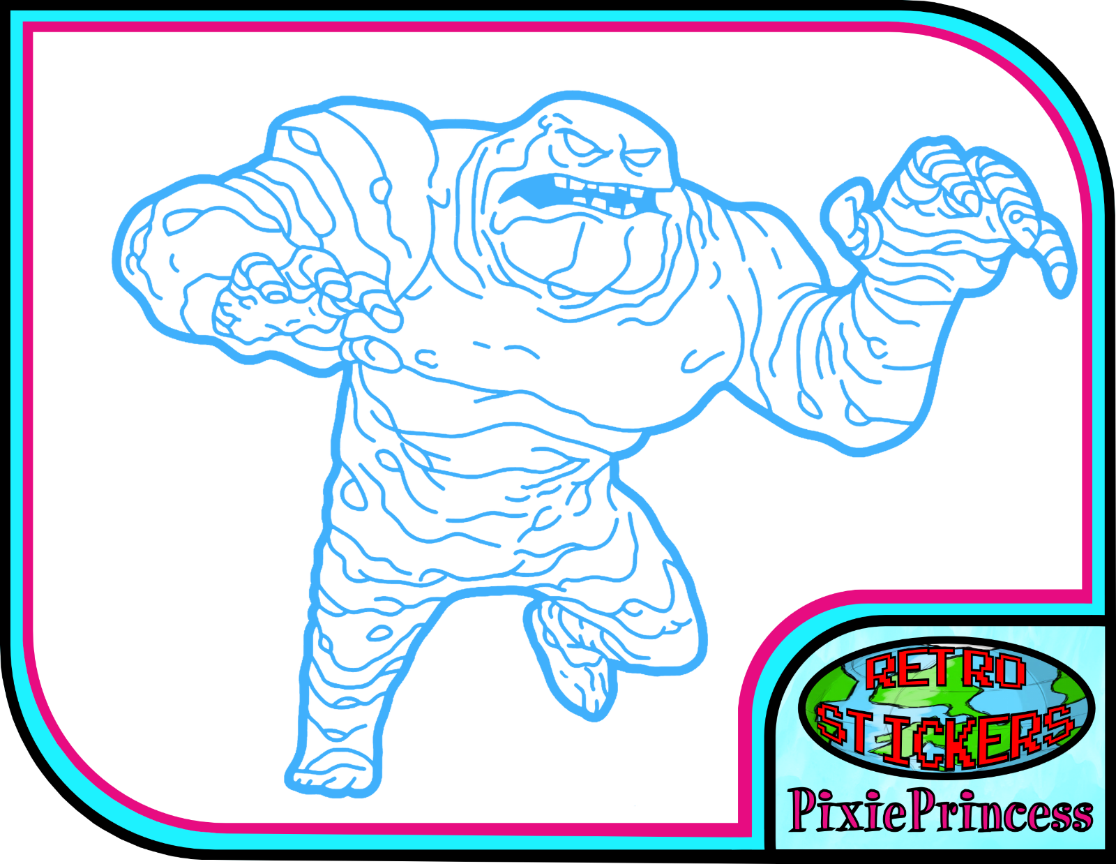 Batman clayface t vinyl sticker wall poster bedroom art dc comics car bike decal