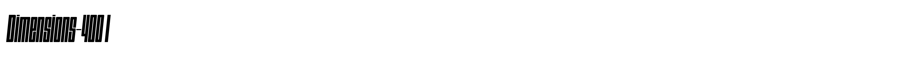 Dimensions font webfont desktop