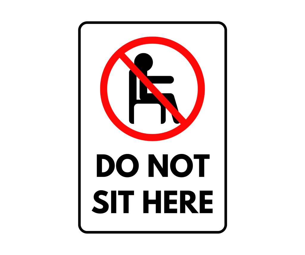 Do not sit here sign printable templates free pdf downloads