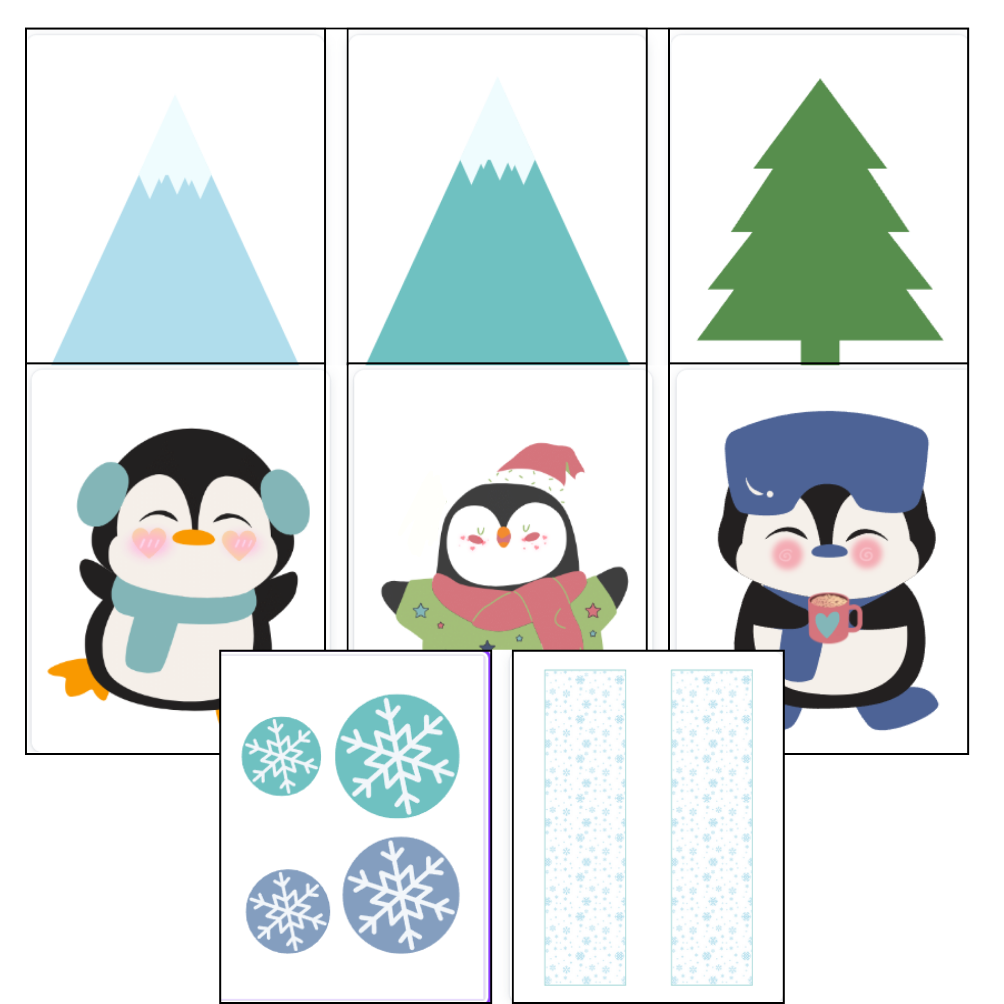 Cute penguins bulletin board kit winter classroom decor classroom decor made by teachers