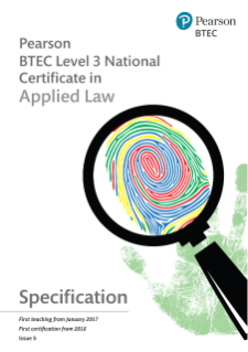 Btec nationals applied law