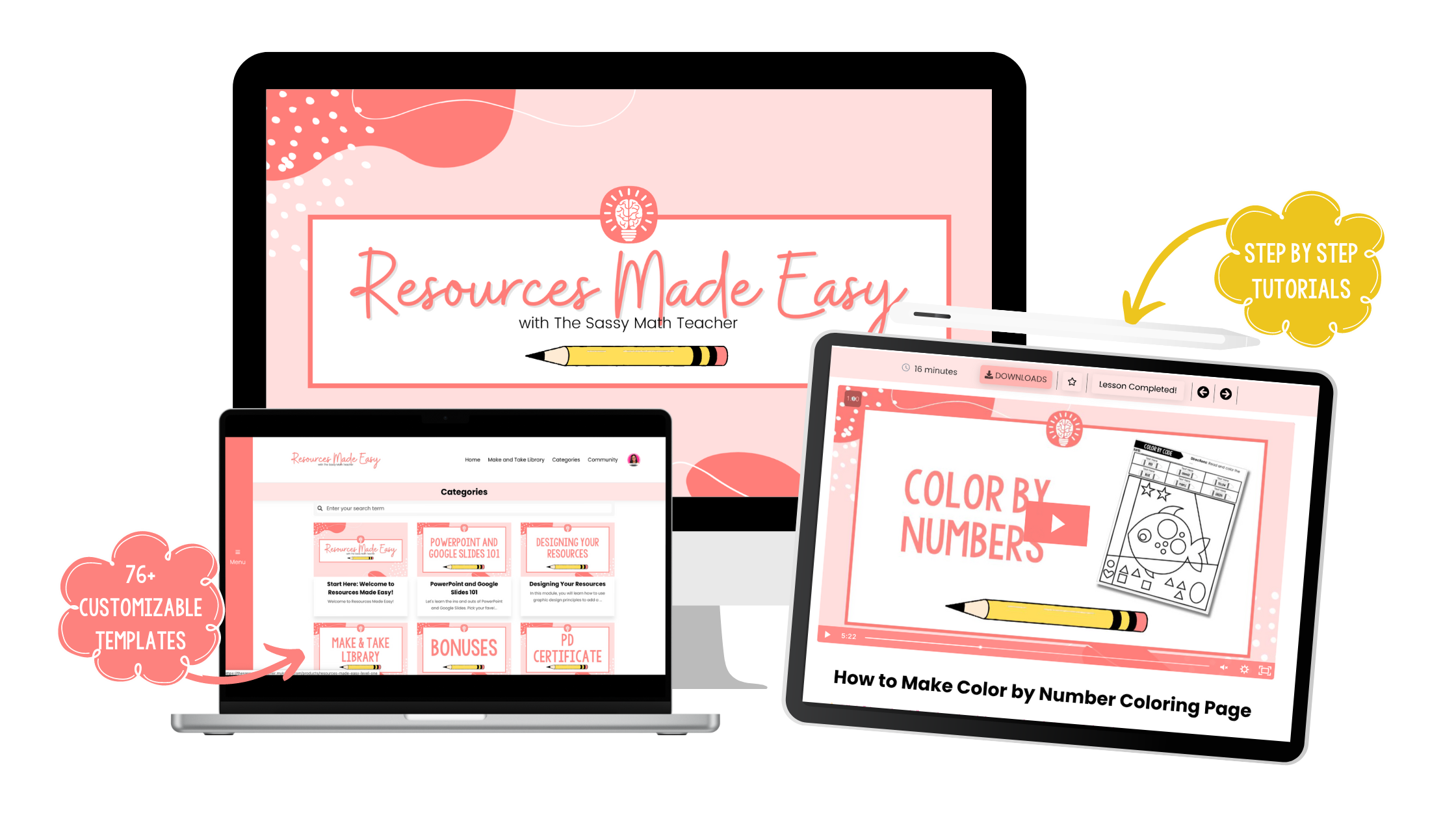 Resources made easy professional development for teachers