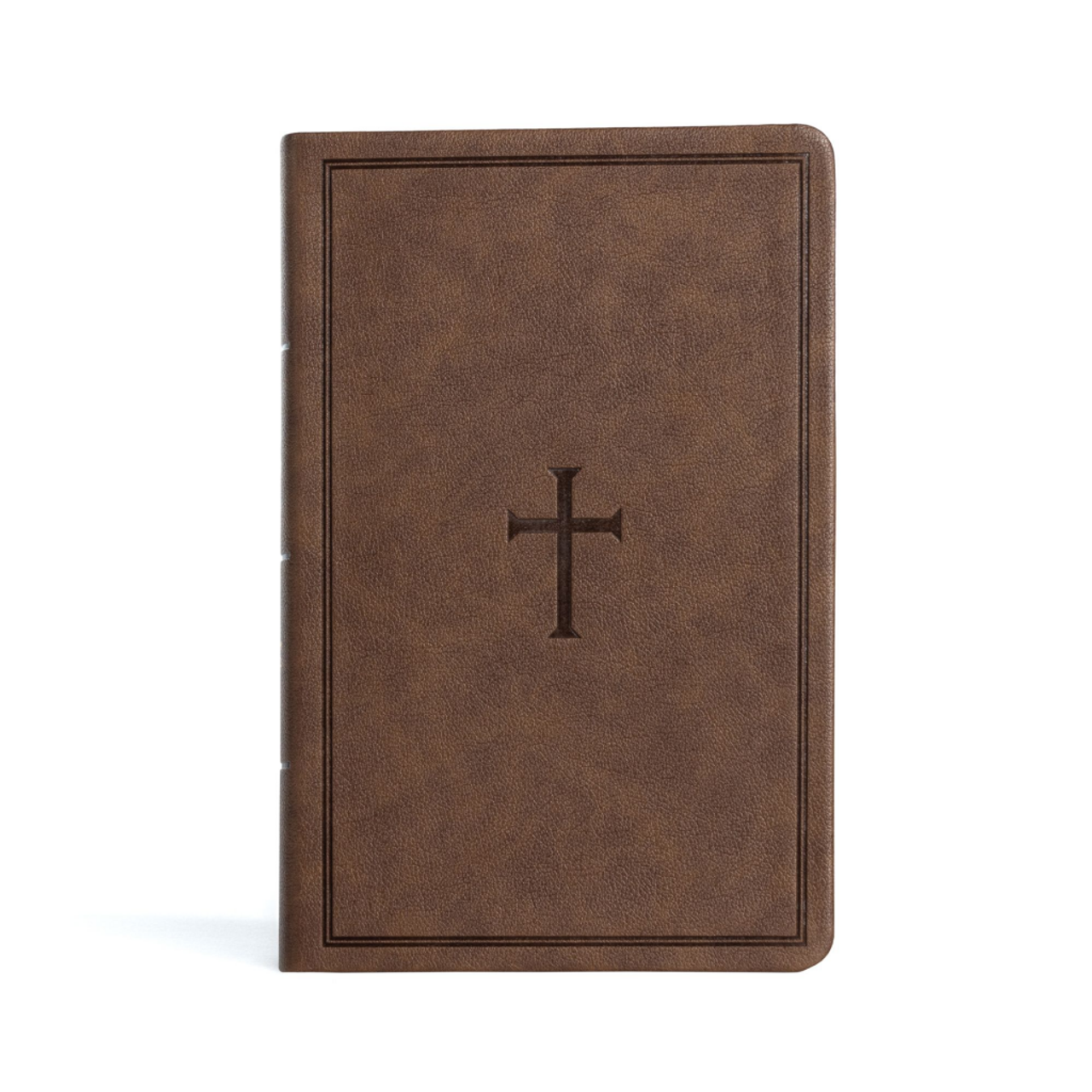 Csb large print personal size reference bible brown leathertouch indexed