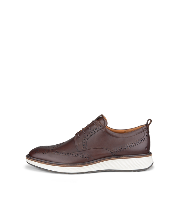 Mens st hybrid wingtip derby shoe cocoa brown