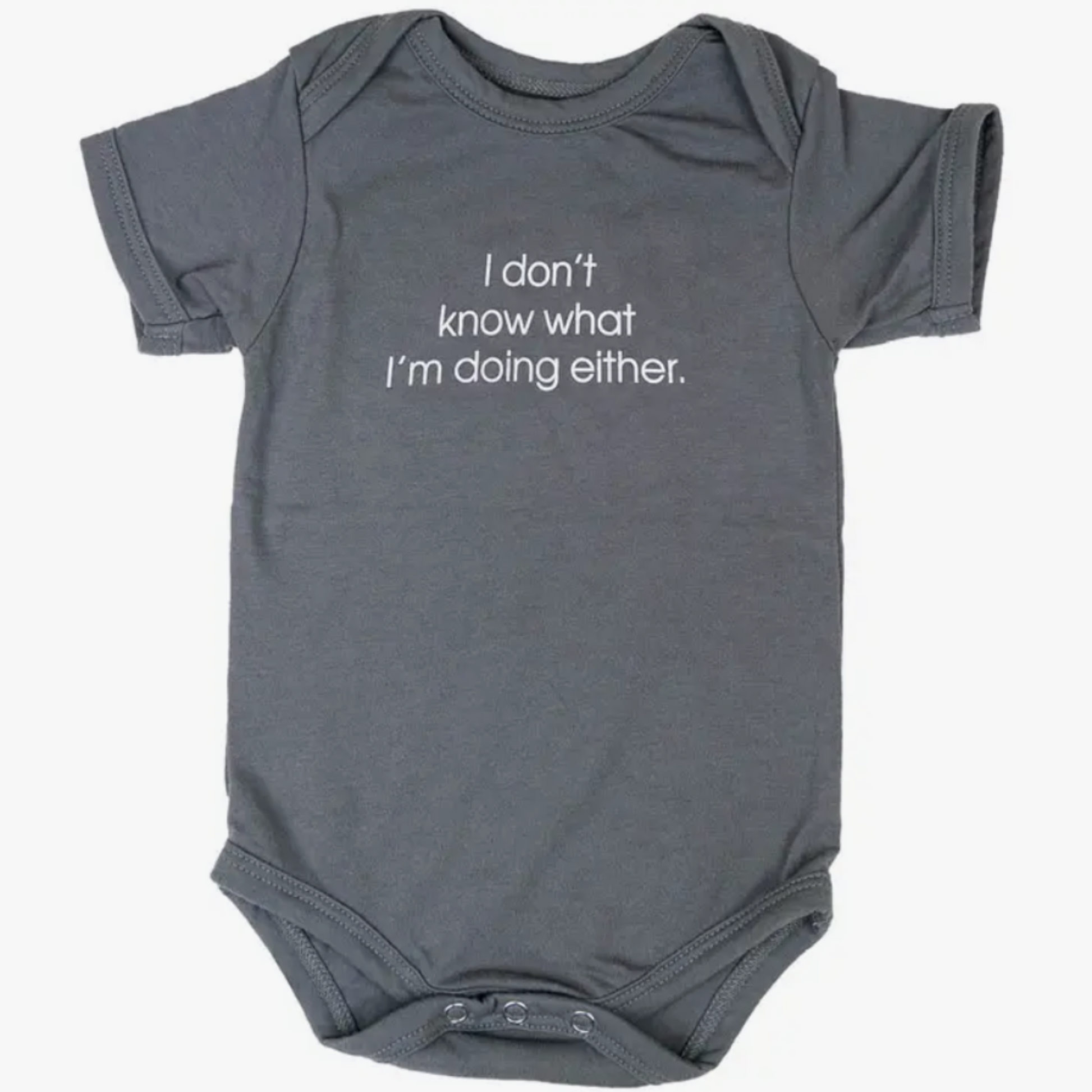 Dont know what im doing either onesie â salty box co