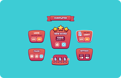 Settings screen designs themes templates and downloadable graphic elements on