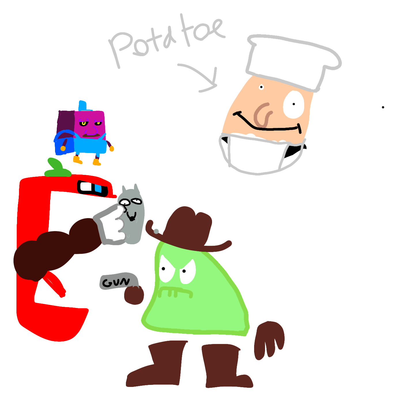 Some doodles rpizzatower