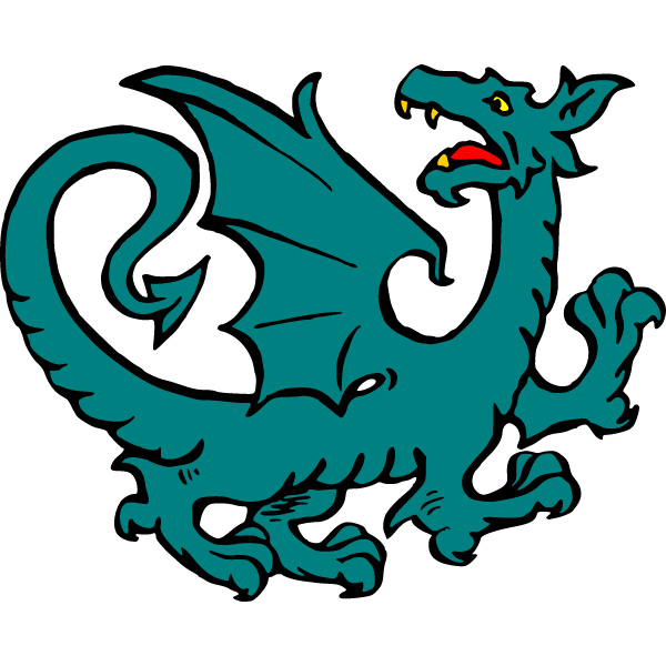 Dragon b free svg