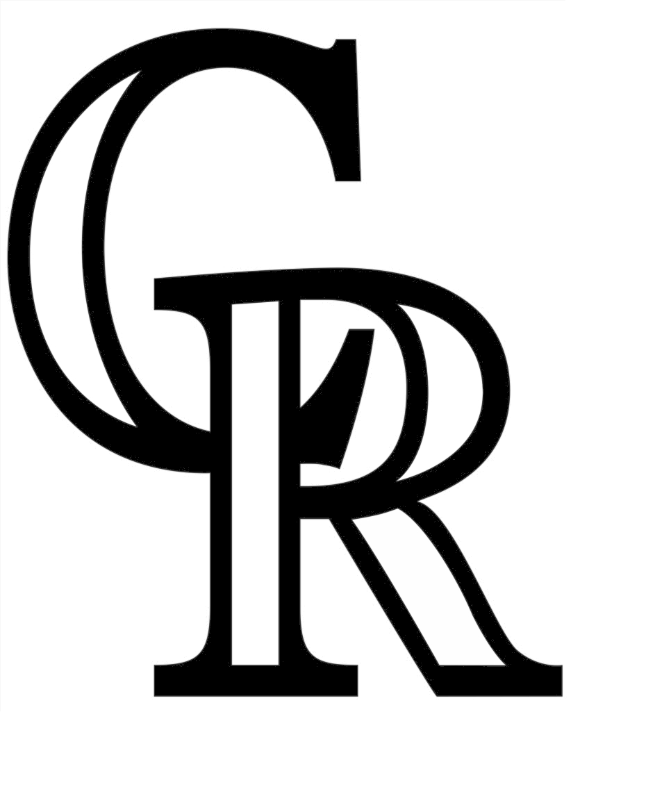 Colorado rockies logo mlb vinyl decal window laptop any size any color