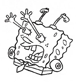 Spongebob production art