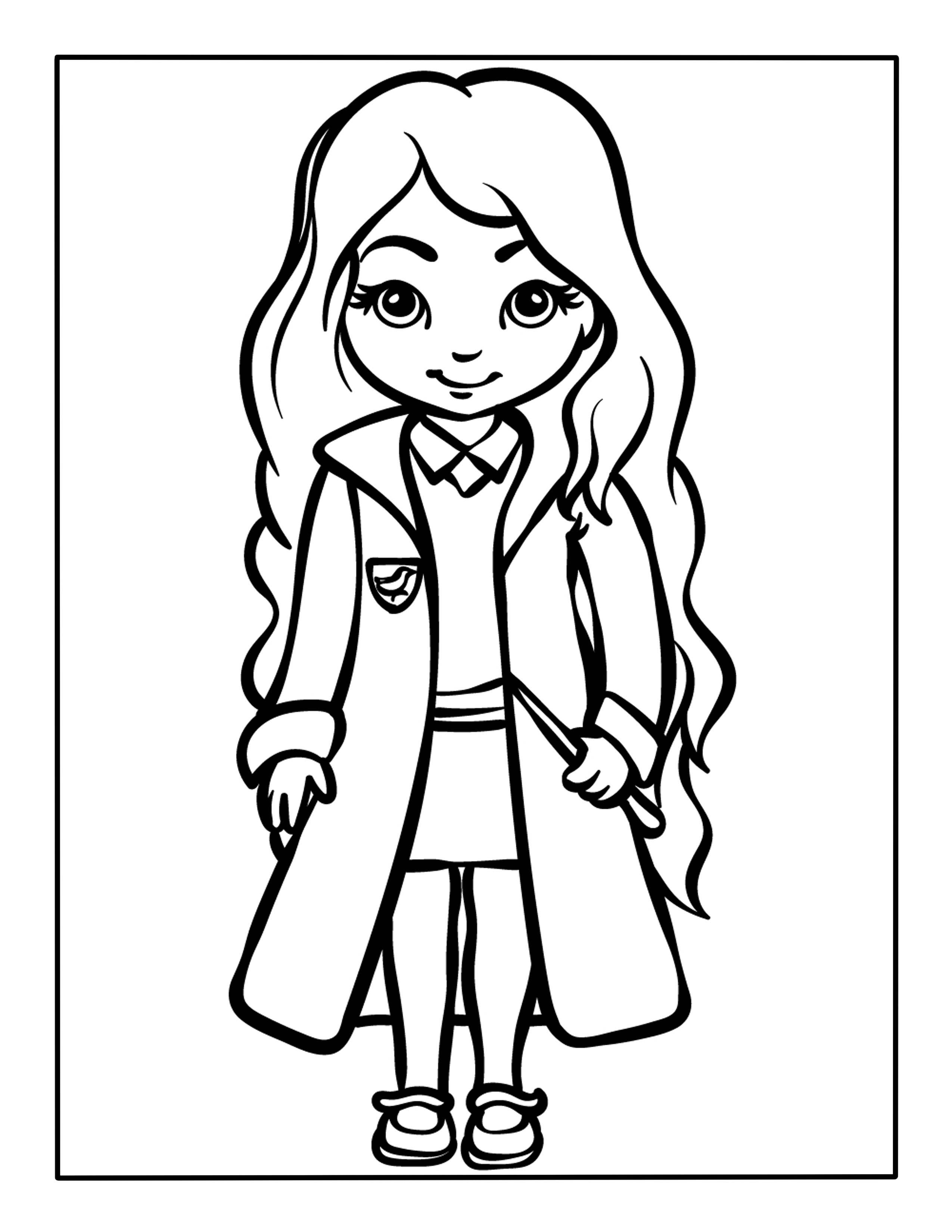 Luna lovegood coloring page â kimmi the clown