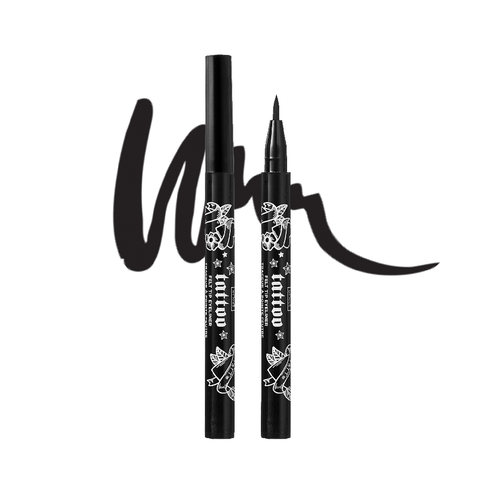 Ruby kisses tattoo regular felt tip high pigment smudge proof eyeliner â united beauty supply