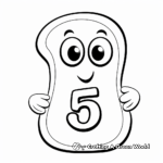 Number coloring pages